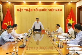 Quang cảnh buổi họp.