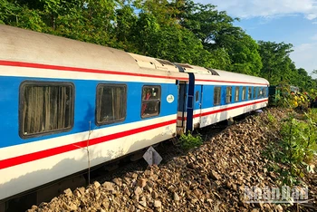 Khu vực tàu SE2 bị trật bánh thuộc khu gian Sông Phan-Suối Vận, tại lý trình Km1572, thuộc xã Tân Lập, huyện Hàm Thuận Nam, Bình Thuận.