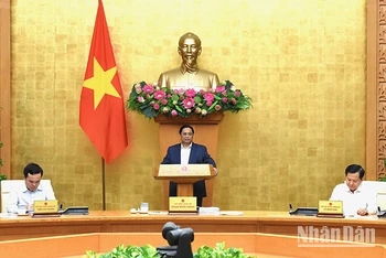 Thủ tướng Phạm Minh Chính dự và chủ trì phiên họp.