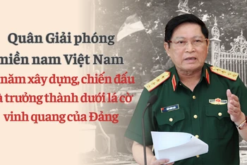 Quân Giải phóng miền nam Việt Nam 15 năm xây dựng, chiến đấu và trưởng thành dưới lá cờ vinh quang của Đảng