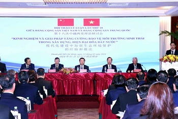 Quang cảnh hội thảo. (Ảnh AN NHIÊN)