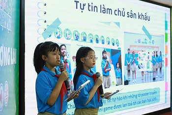 Các bạn nhỏ nòng cốt Chiến dịch "Thế hệ hy vọng".