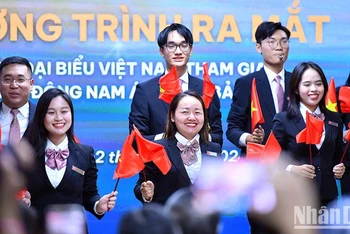 Đại biểu thanh niên Việt Nam tham gia chương trình Tàu Thanh niên Đông Nam Á-Nhật Bản năm 2024.
