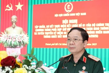 Trung tướng Khuất Việt Dũng, Phó Chủ tịch Hội CCB Việt Nam chủ trì Hội nghị