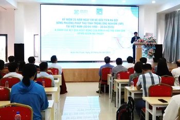Quang cảnh lễ kỷ niệm.