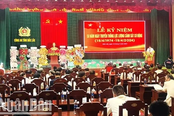 Quang cảnh lễ kỷ niệm.
