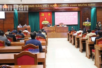 Quang cảnh kỳ họp.