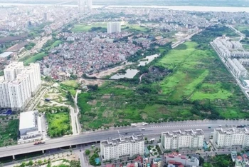 Khu đất xây dựng nhà ở xã hội.