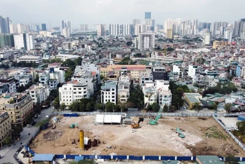 Khu đất xây dựng nhà ở xã hội tại Khu đô thị Hạ Đình.