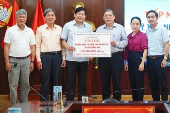 Hội đồng hương Quảng Nam-Đà Nẵng ủng hộ Chương trình "Xóa nhà tạm, nhà dột nát tại tỉnh Quảng Nam"