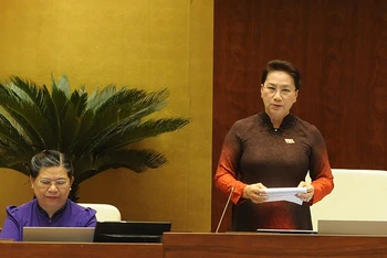 Chủ tịch Quốc hội Nguyễn Thị Kim Ngân nhấn mạnh hệ thống pháp luật hiện hành có đầy đủ chế tài xử lý đối với hành vi sử dụng rượu, bia khi lái xe.