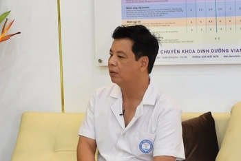 TS, BS Trương Hồng Sơn, Viện trưởng Viện Y học ứng dụng Việt Nam.