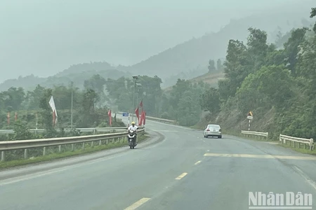 Vùng núi Bắc Bộ có nơi trời lạnh. (Ảnh: Đ.T)