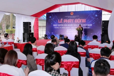 Toàn cảnh buổi lễ phát động.