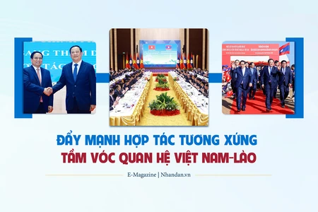 Đẩy mạnh hợp tác tương xứng tầm vóc quan hệ Việt Nam-Lào