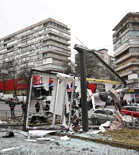 Một góc phố ở Kiev. (Ảnh: Getty Images)
