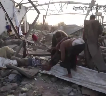 [Video] Lực lượng Houthi cáo buộc Mỹ không kích khiến 68 người di cư thiệt mạng