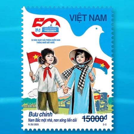 [Video] Phát hành bộ tem đặc biệt kỷ niệm 50 năm Ngày Giải phóng miền Nam, thống nhất đất nước