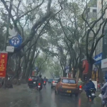 [Video] Không khí lạnh tràn về gây mưa lớn tại Bắc Bộ và Bắc Trung Bộ