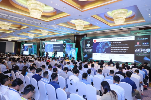 Toàn cảnh Hội thảo An toàn không gian mạng Việt Nam - Vietnam Security Summit 2024.