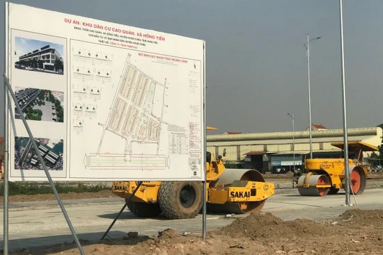 Dự án khu dân cư Cao Quán, xã Hồng Tiến, huyện Khoái Châu, tỉnh Hưng Yên.