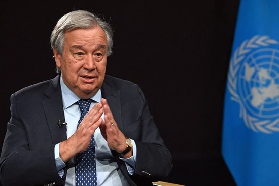 Tổng thư ký LHQ Antonio Guterres. (Ảnh: AFP/TTXVN)