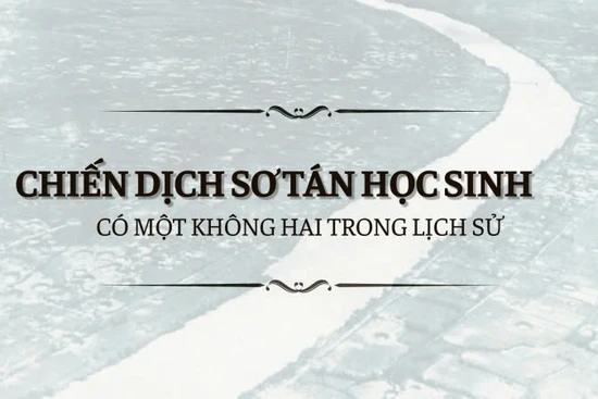 Chiến dịch sơ tán học sinh có một không hai trong lịch sử