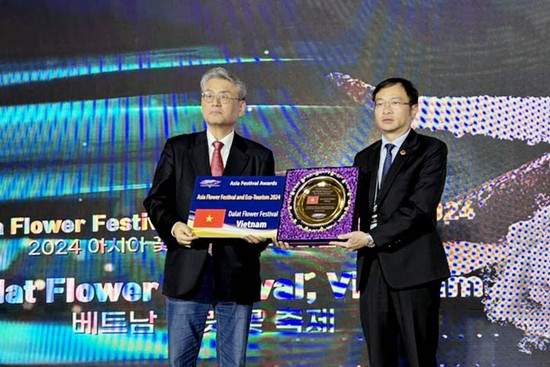 Đà Lạt được trao giải thưởng Thành phố lễ hội châu Á