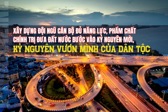 Xây dựng đội ngũ cán bộ đủ năng lực, phẩm chất chính trị đưa đất nước bước vào kỷ nguyên mới, kỷ nguyên vươn mình của dân tộc