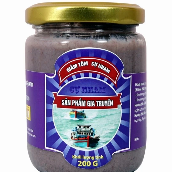 Mắm tôm sệt Cự Nham