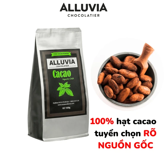 Bột ca-cao nguyên chất Alluvia