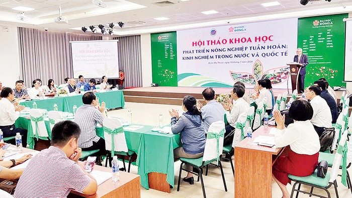 Hội thảo khoa học “Phát triển nông nghiệp tuần hoàn: Kinh nghiệm trong nước và quốc tế” góp phần thúc đẩy phát triển nông nghiệp tuần hoàn ở Đắk Lắk.