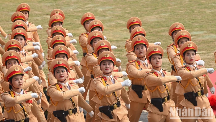 [Ảnh] Những bóng hồng tham gia Tổng duyệt diễu binh kỷ niệm Chiến thắng Điện Biên Phủ
