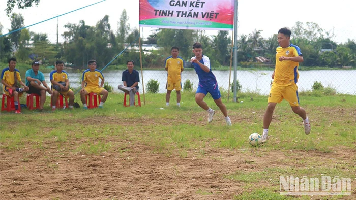 Các vận động viên tham gia tranh tài. (Ảnh: HỮU NGHĨA)