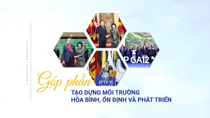 Góp phần tạo dựng môi trường hòa bình, ổn định và phát triển