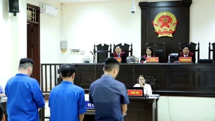 Phiên xét xử phúc thẩm được tổ chức công khai tại Tòa án nhân dân tỉnh Thái Bình.
