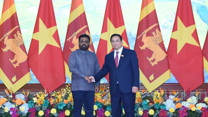 Thủ tướng Phạm Minh Chính và Tổng thống Sri Lanka Anura Kumara Dissanayaka.