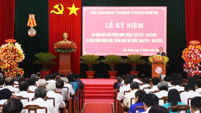 Quang cảnh buổi lễ.