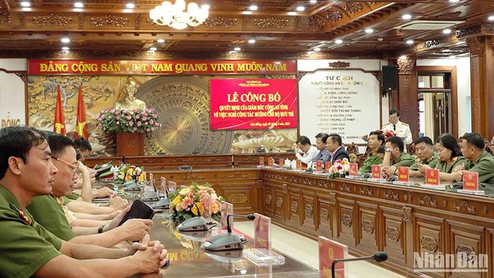 Quang cảnh buổi lễ.