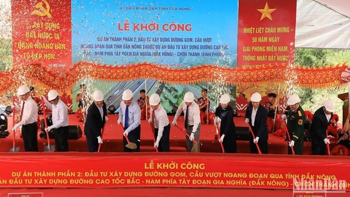 Tỉnh Đắk Nông tổ chức Lễ khởi công Dự án thành phần 2 cao tốc Gia Nghĩa (Đắk Nông)- Chơn Thành (Bình Phước).