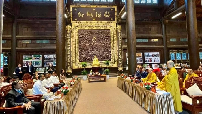 Quang cảnh buổi đón tiếp.