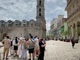 Khách du lịch Nga tham quan thủ đô La Habana, Cuba. (Ảnh: AFP/TTXVN)