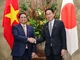 Thủ tướng Nhật Bản Kishida Fumio và Thủ tướng Phạm Minh Chính. Ảnh: Nhật Bắc