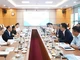 Toàn cảnh buổi làm việc giữa Bảo hiểm xã hội Việt Nam và Đoàn công tác của Cục An sinh y tế Khu tự trị dân tộc Choang Quảng Tây (Trung Quốc).