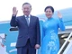 Tổng Bí thư Tô Lâm và Phu nhân rời thủ đô Minsk, lên đường về nước. (Ảnh: Thống Nhất/TTXVN)