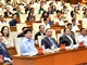 Tổng Bí thư Tô Lâm và các đồng chí lãnh đạo Đảng, Nhà nước tham dự hội nghị.