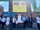 Đoàn công tác của Chính phủ Việt Nam bàn giao 11.500 tấn gạo cho Cuba tại cảng Mariel. (Nguồn: Đại sứ quán Việt Nam tại Cuba)