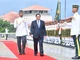 Thủ tướng Phạm Minh Chính duyệt Đội danh dự Quân đội Malaysia. (Ảnh: THANH GIANG)