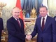 Tổng Bí thư Tô Lâm hội đàm hẹp với Tổng thống Nga Vladimir Putin. (Ảnh: TTXVN)