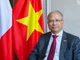 Đại sứ đặc mệnh toàn quyền Việt Nam tại Pháp Đinh Toàn Thắng trả lời phỏng vấn của phóng viên Báo Nhân Dân.